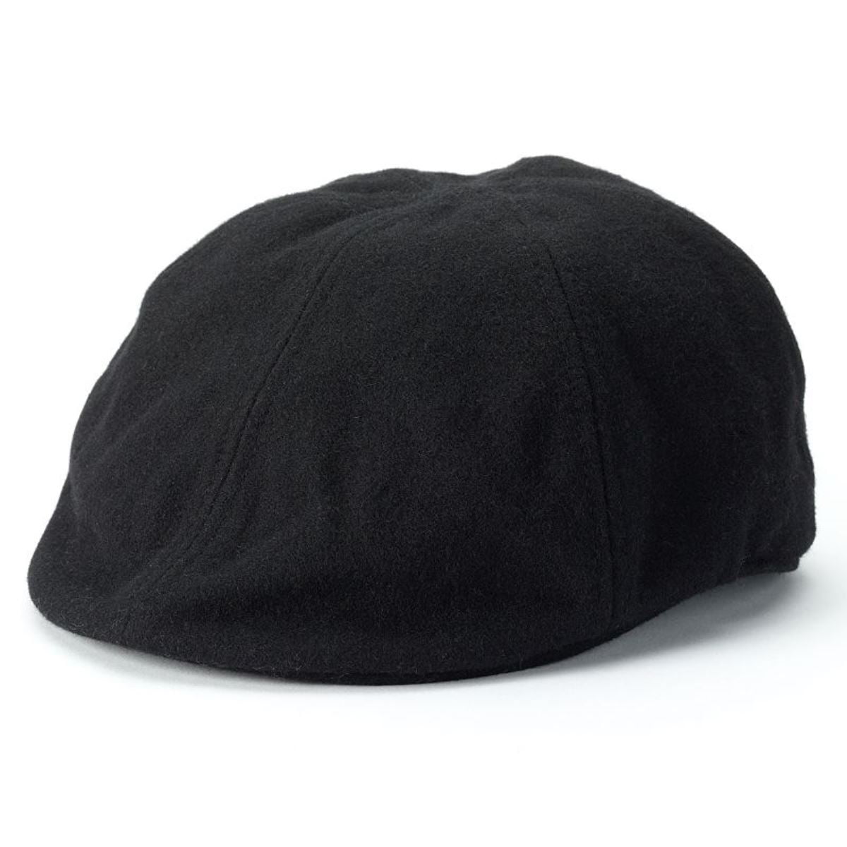 black cabbie hat
