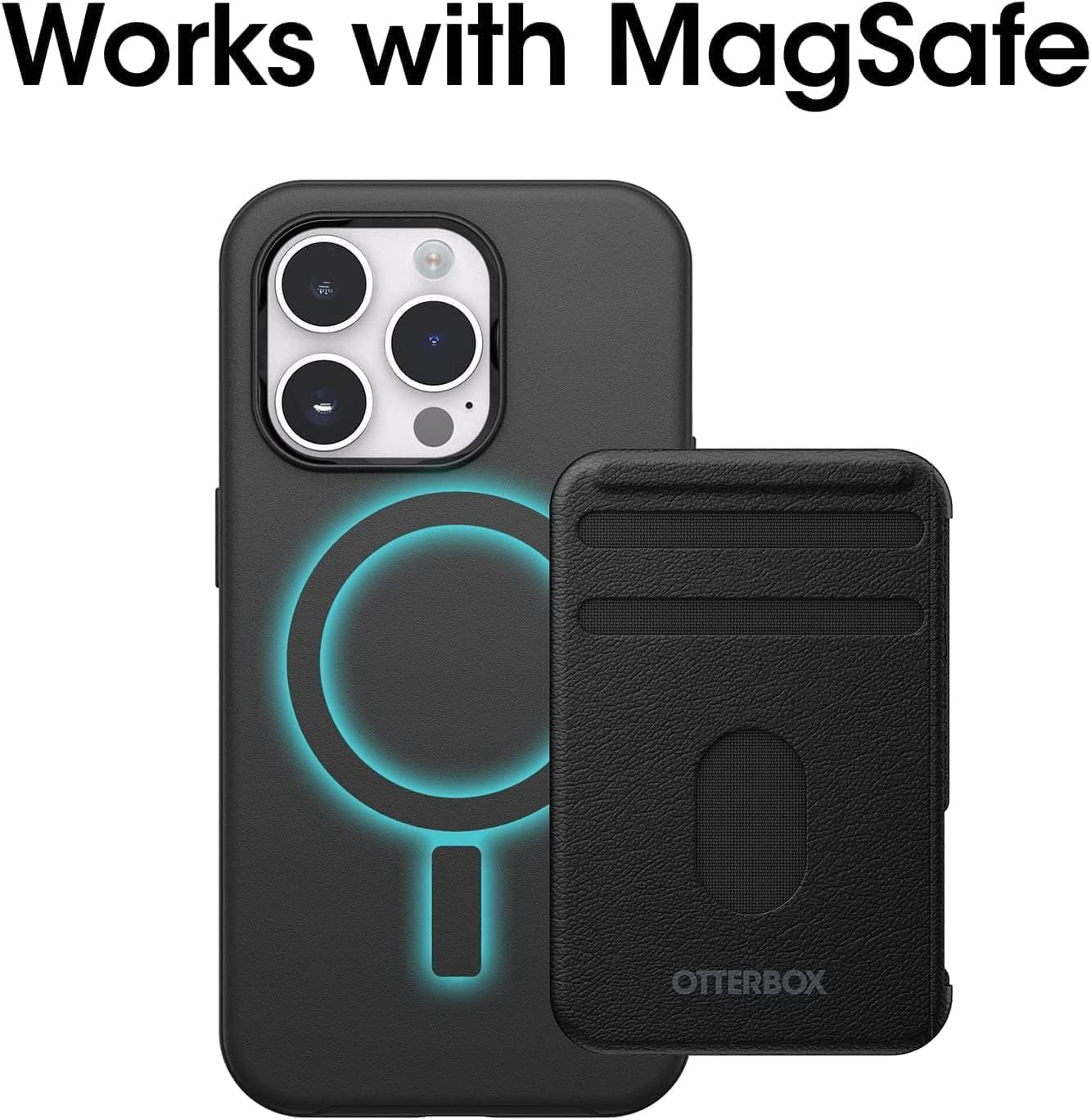 OtterBox Symmetry Series+ Case with MagSafe for iPhone 14 Pro, Fesh Forest