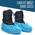 thumbnail image 5 of 100 Packs (50 Pairs) Of High Quality Disposable Shoe And Boot Covers, Durable, Waterproof, Non-slip Shoe Covers., 5 of 5