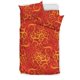 thumbnail image 1 of Juego de cama con estampado de llamas de fuego, 1 of 5