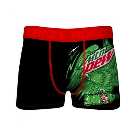 

818713-xxlarge 44-46 Crazy Boxers Mountain Dew Logo & Eagle Boxer Briefs 2XL 44-46