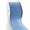 thumbnail image 2 of 4" Non-Wired Burlap Ribbon Sky Blue 10 Yards, 2 of 2
