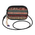 thumbnail image 2 of FORMRS Mini Crossbody Bag for Women Adjustable Shoulder Rope Travel Casual Phone Purse, Tribal Geometric, 2 of 7