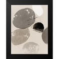 thumbnail image 2 of PI Studio 19x24 Black Modern Framed Museum Art Print Titled - Floating Rocks II, 2 of 5