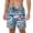 Black, variant on Fish And Shark pattern Mens Swim Trunks with Compression Liner Stretch Beach Shorts Quick Dry with Zipper Pockets No-Chafing Board Shorts-Small