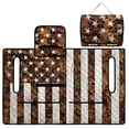 thumbnail image 5 of Whosucclay Autumn Leaf Flag Club Car Seat Covers, All-Weather Protection Quilted Golf Cart Seat Covers for EZGO Yamaha Carts 2-Person Carts 4 Storage Pockets, 5 of 9