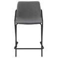 thumbnail image 4 of Earnest Upholstered Counter Chair Grey (Set of 2), 4 of 12