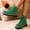 #379-Green, variant on Roncen Women's Winter Ankle Boots - Fashion Casual Lined Warm Shoes with Front Lace-Up, Solid Color Round Toe, Chunky Low Heel for Daily Wear