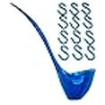 thumbnail image 2 of Indiana Harvest Princess Blue Plastic Punch Bowl Ladle & 12 Plastic Matching Hooks, 2 of 3