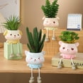thumbnail image 5 of AFQH Animal Planter Table Top Decoration Hanging Planters for Indoor Outdoor Plants Cute Animal Hanging Flower Pot Creative Home Decor, 5 of 9