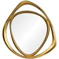 thumbnail image 1 of Renwil Moderne Glamour Miroir Décoratif en Feuille d'Or, 1 of 4