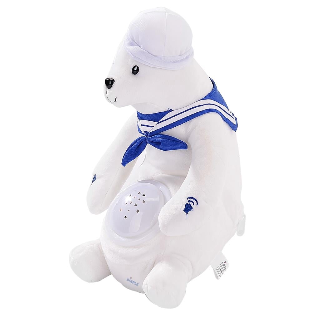 Dimple Barry Polar Bear Nightlight Soother Lullabies Nature Sounds Projector