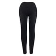 thumbnail image 6 of LoyisViDion Woman Pants Clearance Fashion Women'S Pocket Pants Solid Jeans Casual Pants Low Waist Trousers Black 6(M), 6 of 6