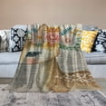 thumbnail image 2 of Orinice Flowers Warm Lightweight Blanket Soft Fleece Blankets Throw Blanket for Living Rooms Sofa Decor Cow Gifts All Seasons - Multiple Sizes Available 50x60in, 2 of 6