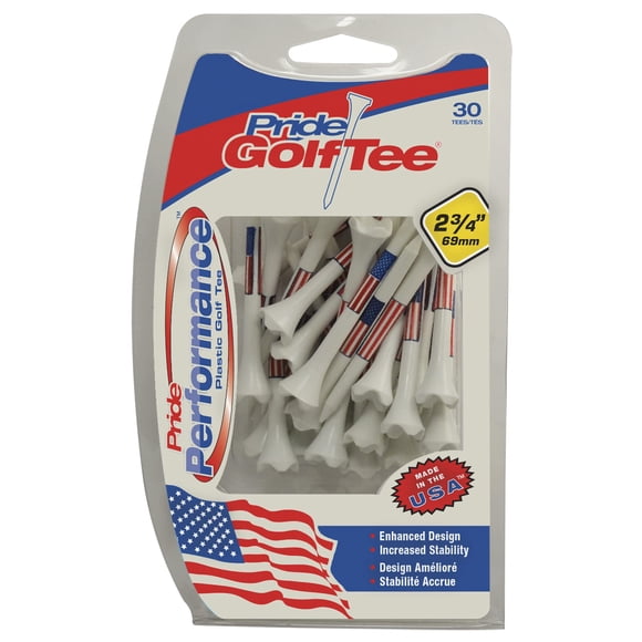 Tees de golf Pride Professional, 30 unidades, 7 cm, varios