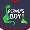 thumbnail image 4 of Inktastic Pepaw's Boy Grandson Boys Baby Bib, 4 of 4