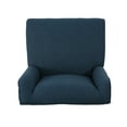 thumbnail image 5 of Quentin Home Office Fabric Adjustable Swivel Office Chair, Navy Blue, 5 of 7