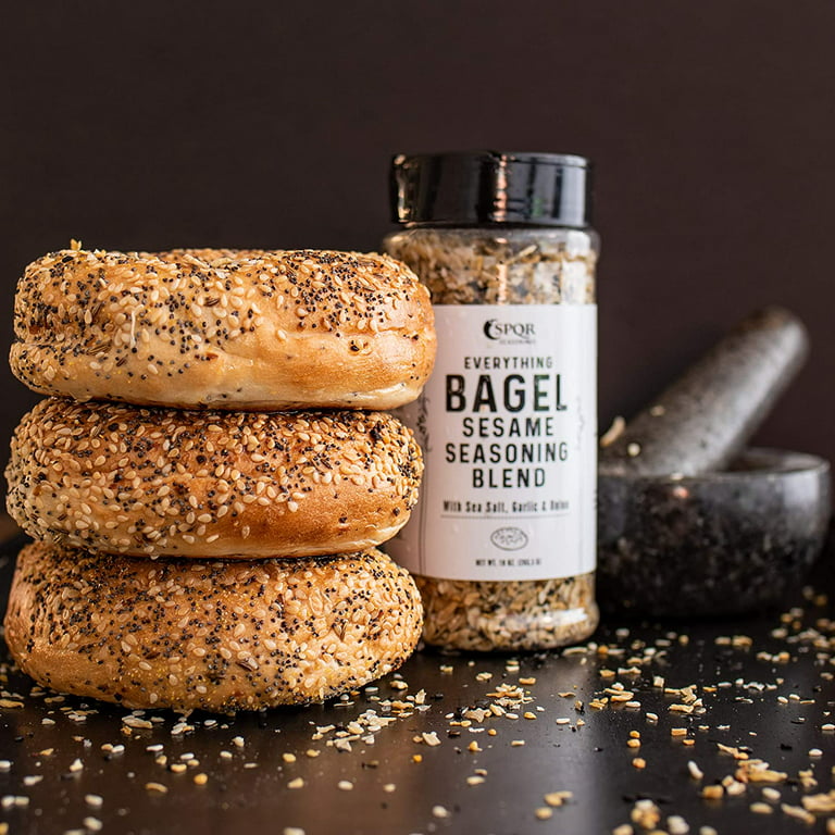 Everything Bagel Salt Free Seasoning Premium Spice Blend with Sesame Seeds  Onion Garlic and Poppy Seed Bulk Shaker Gluten Free Keto and Paleo 24 Oz  (Container Style Might Vary) 