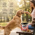 thumbnail image 4 of BarkVites 14-in-1 Dog Multivitamin Soft Chews - NASC Member | Turmeric, Quercetin & Omegas for Immunity, Skin & Coat, Energy - Peanut Butter, 90 Ct, 4 of 10