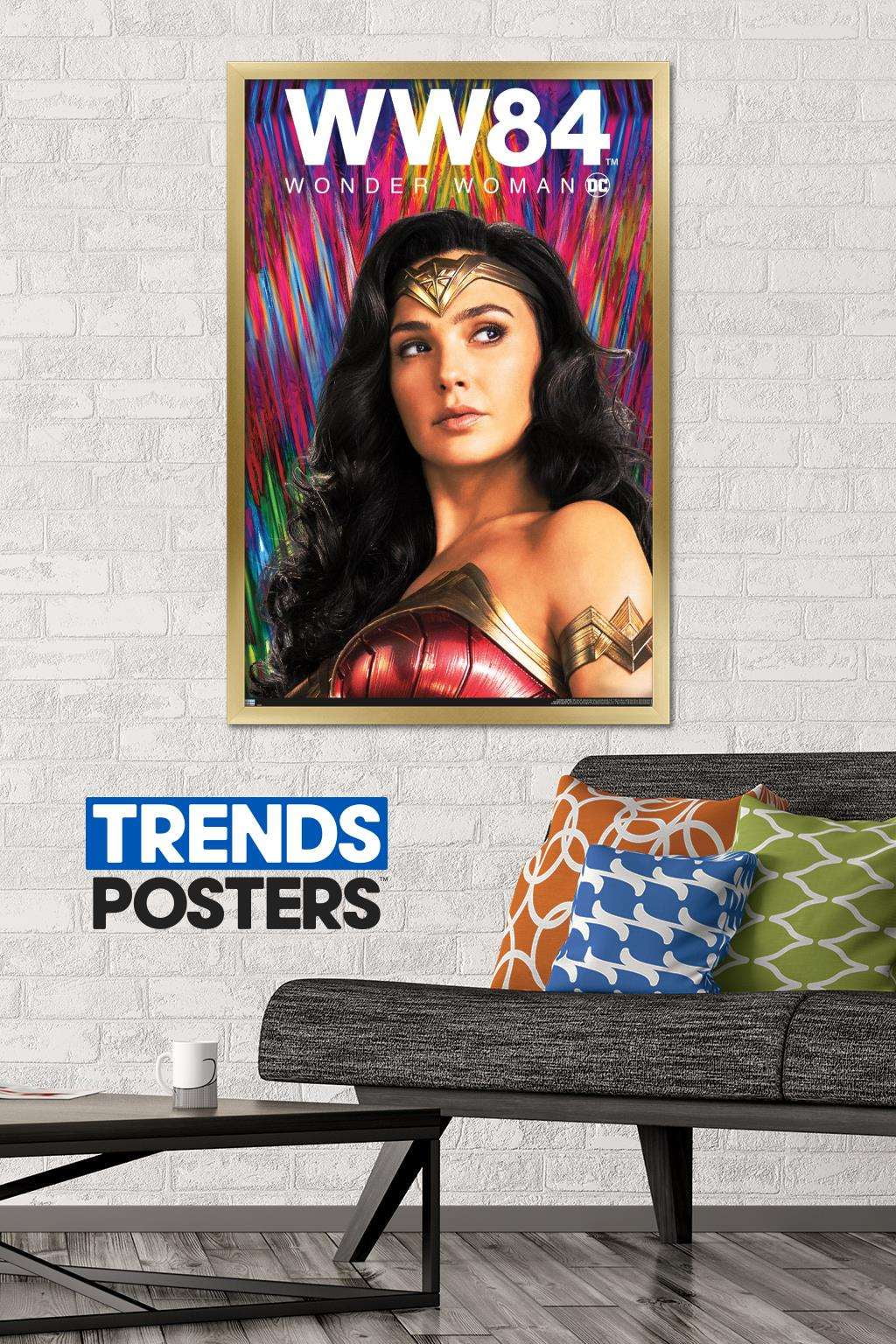 DC Comics Movie - Wonder Woman 1984 - Pose Wall Poster, 22.375" x 34", Framed