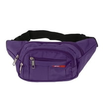 Unique Bargains 1 Pc Breathable Running Belt Multi-layer Fanny Pack for Sports to Carry Phone Keys Purple