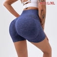 thumbnail image 1 of Pantalones cortos deportivos de yoga con realce de glúteos para mujer, de licra, sin costuras, para correr, s202412242860, 1 of 5