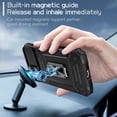 thumbnail image 2 of SaniMore for iPhone 12 Stand Case, Slide Camera Cover 360 Degree Rotating Kickstand Magnetic Car Mount Hybird Tri-layer Rugged Shell Military-grade Shockproof Anti-drop Cover, Black, 2 of 10
