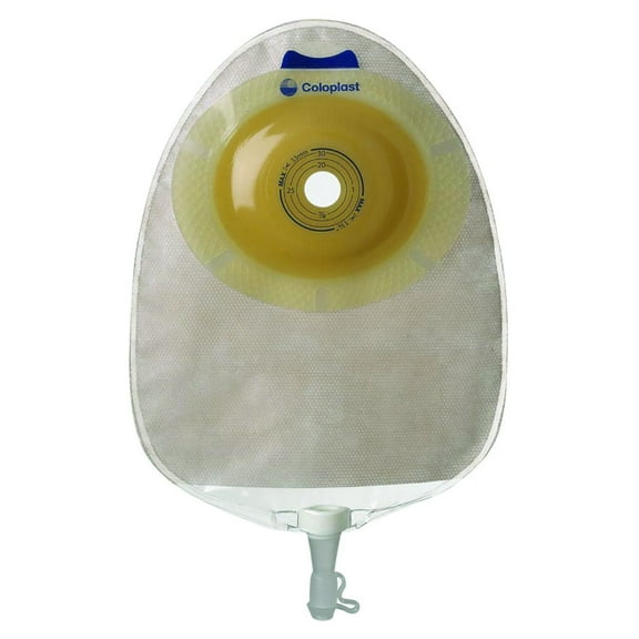 SenSura Urostomy Pouch Drainable 5/8 to 1-5/16" Stoma 10.38"L 1pc System Transparent 11819, 10 Ct