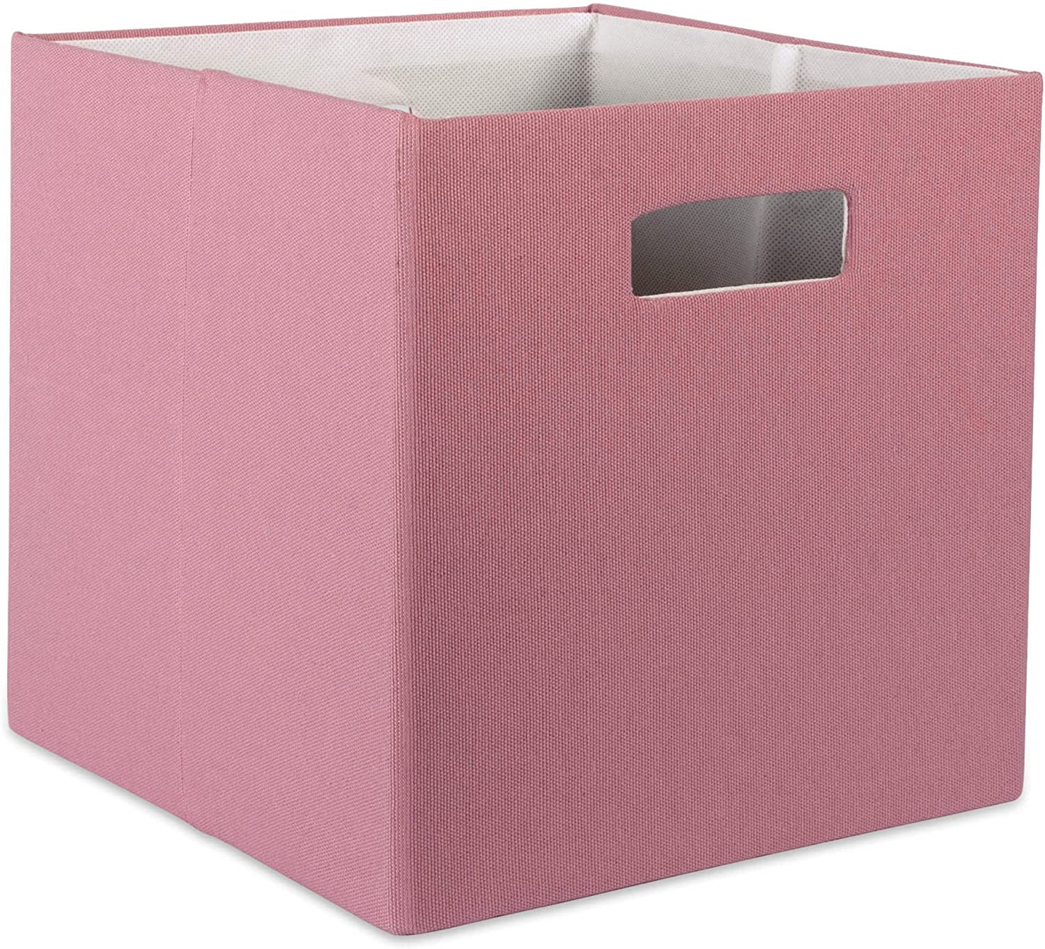 Home Foldable Collapsible Storage Box Bins Shelf Basket Cube Organizer,Pink,F159488