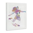 thumbnail image 3 of Stupell Industries Woman Athlete Pastel Soccer Canvas Wall Art, design by Marcus Prime, 48 x 36, 3 of 7