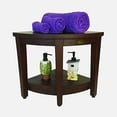thumbnail image 1 of Oasis FULLY ASSEMBLED Teak Corner Shower Bench With Shelf- Shower Sitting, Storage, Saving Foot Rest, 1 of 5
