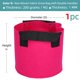 thumbnail image 1 of RBCFHl 1-20Gallon 15 Colors Garden Grow Bag w/ Handles Indoor Outdoor Fabric Aeration Plant Pot Container Flower Vegetable Pouch17Gallon (D50xH40cm) He Qiyong unisex, 1 of 2