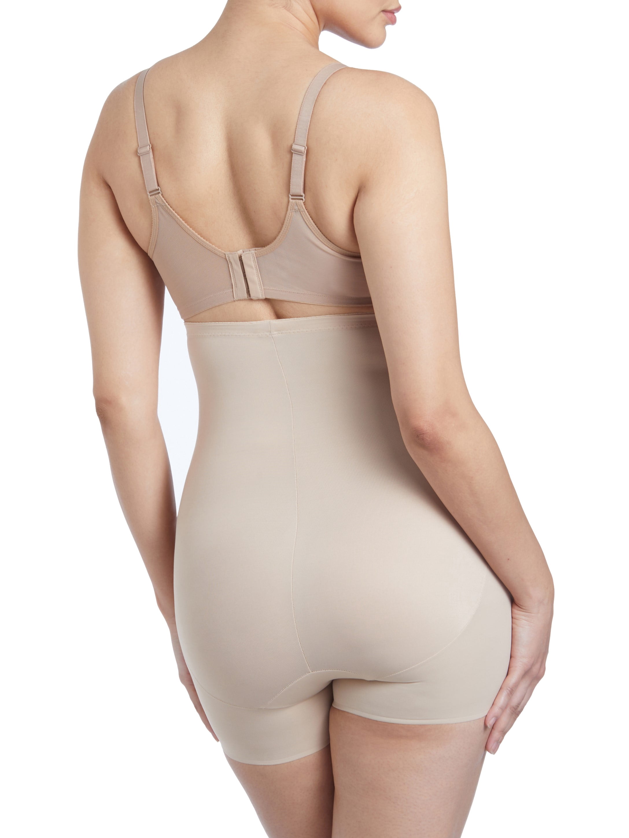 Cupid Women's Tummy Tuck Extra Firm Control Shapewear, High-Waist Shaping Boyshort, Sizes S-3XL