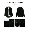 thumbnail image 6 of JMIERR Men Corduroy Jacket Casual Button Down Shirts Ribbed Long Sleeve Shacket Jackets Jacket with Flap Pockets S-XXL, 6 of 6