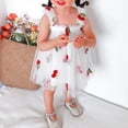 thumbnail image 3 of Birdeem Robe d'Été Adorable pour Bébé Filles Robe Douce Sans Manches à Bretelles Imprimé Fleurs Dentelle Robe d'Été, 3 of 12