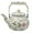 Pink, variant on Vintage Enameled Tea Kettle, Vintage Induction Cooker Kettle, 2.5L With Spout Kettle, Coffee Pot, Teapot Made of Steel Floral Pattern, for Induction, Gas Stove, Wood Stove