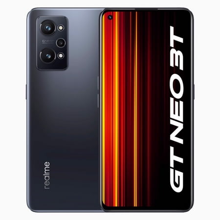 Realme GT Neo 3T Dual-SIM 128GB ROM + 8GB RAM (GSM | CDMA) Factory Unlocked 5G SmartPhone (Shade Black) - International Version