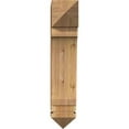 thumbnail image 2 of Ekena Millwork 6"W x 18"D x 30"H Legacy Arts & Crafts Rough Sawn Bracket, Western Red Cedar, 2 of 4