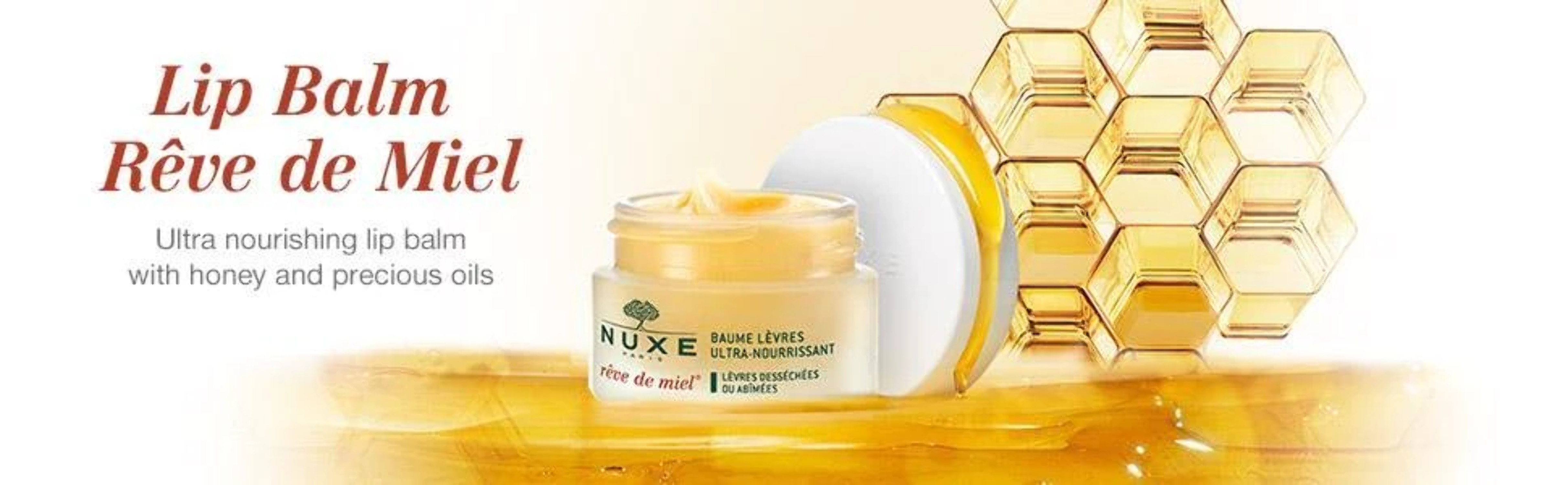 Nuxe Reve De Miel Ultra-Nourishing & Repairing Honey Lip Balm - For Very Dry  Damaged Lips 15g/0.52oz
