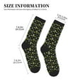 thumbnail image 3 of Pofeuu Tennis Rackets Print Crew Socks, Adult Running Hiking Socks for Youth and Adult, 3 of 7