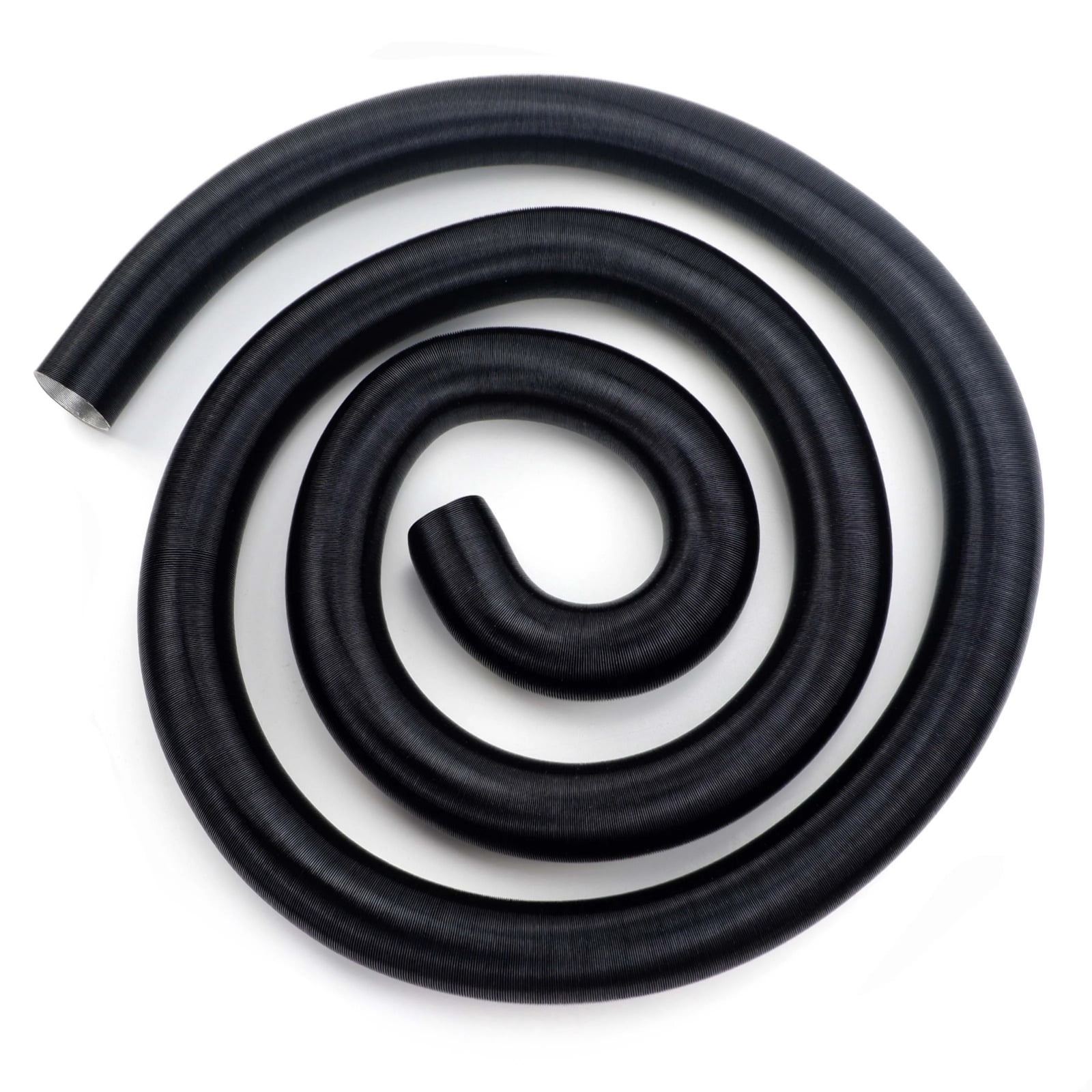 Flexible Air Duct Pipe 60mm Diameter 500cm Length for Webasto for Dometic for Planar Diesel Parking Heater Hose Black Aluminum Tube