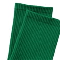thumbnail image 5 of LJEFF Girls Ruffle Trim Knee High Socks, Cute Stretch Anti-Slip Sweat-Wicking Gift Kids Sport Stockings Army Green Size 5-13T, 5 of 5