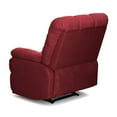 thumbnail image 5 of Homesvale Wall Hugger Recliner, Crimson Red Microfiber, 5 of 9