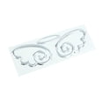 thumbnail image 2 of Unique Bargains 2pcs Silver Tone Angel Round Wings Pattern Auto Car Sticker 3D Reflective Decal, 2 of 2