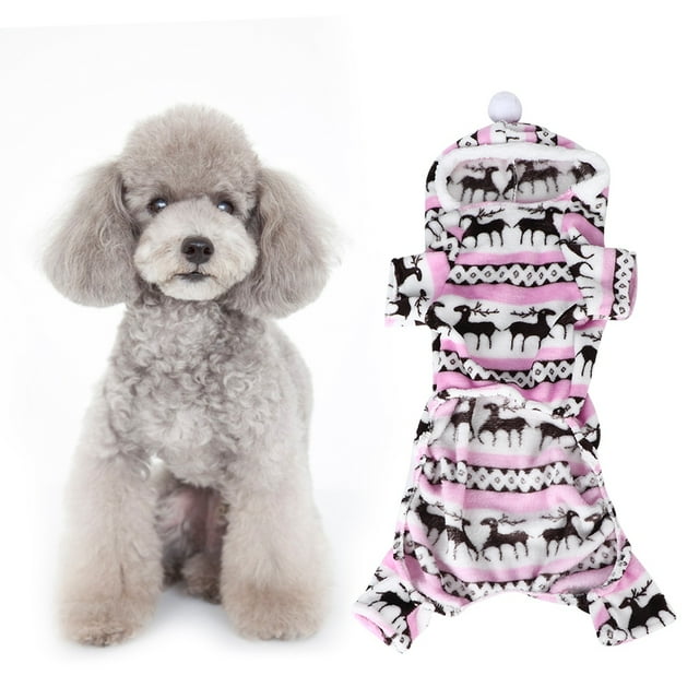 Vêtements pour Animaux de Compagnie, Peluche Hiver Mignon Chaud Chien Vêtements d'Hiver Design Rationalisé