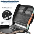 thumbnail image 4 of FORMRS Zipper Binder with Shoulder Strap 2-inch Ring 500 Sheet Capacity File Bag, Retro UFO, 4 of 5