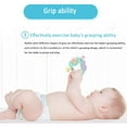 thumbnail image 4 of 11-Pack Rattles for Infants Teething Toys for Babies 3-6-12 Months Developmental Baby Early Education Toys Newborn Silicone Puzzle Teether Toy Baby Girl Toy Giraffe Elephant Toys, 4 of 9