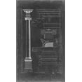 thumbnail image 2 of Chippendale, Thomas 21x32 Gold Ornate Wood Framed with Double Matting Museum Art Print Titled - Ionic Order Blueprint, 2 of 4