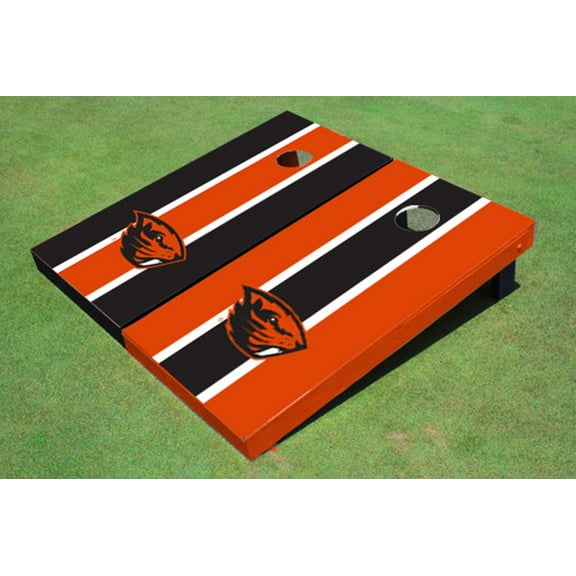 Oregon State University Alternating Long Stripe Cornhole Boards