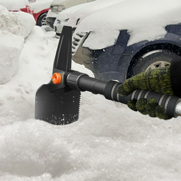 WJHWSX Snow Shovel for Driveway,Ice Scraper and Snow Brush for Car